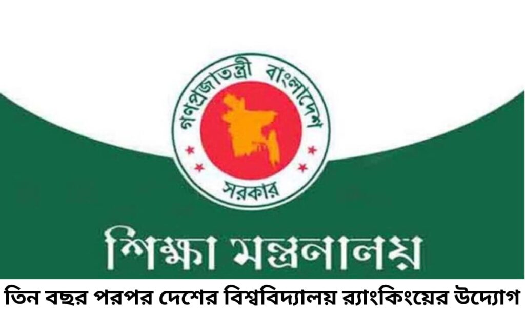 বাংলাদেশে তিন বছর পরপর বিশ্ববিদ্যালয় র‍্যাংকিং চালুর উদ্যোগ