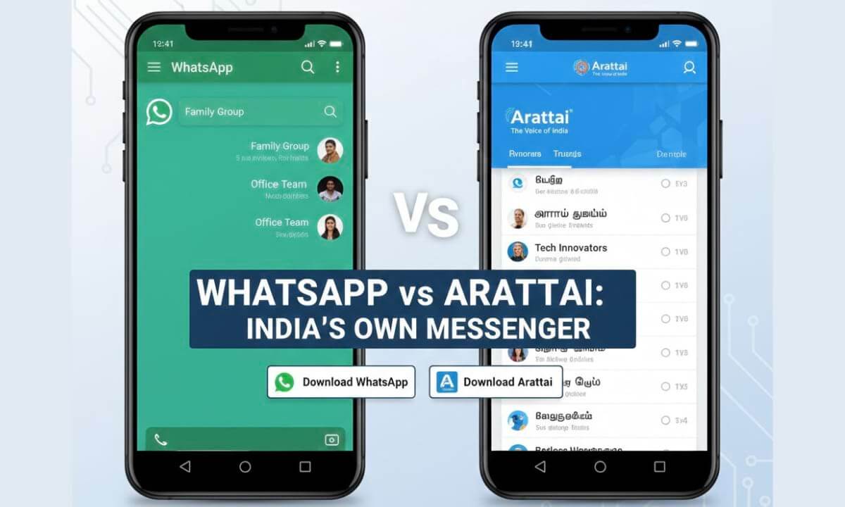 আরাত্তাই অ্যাপ - ভারতীয় মেসেজিং অ্যাপ হোয়াটসঅ্যাপের বিকল্প (Arattai App - Indian messaging app alternative to WhatsApp)